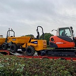 6 Tonne Dumpers and 8 Tonne Digger off to France