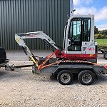 Takeuchi TB016 Off to Scotland