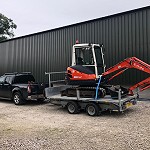 Kubota KX61-3 2010 Being Collected by Customer in Staffordshire
