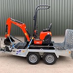 Micro digger and trailer package sell within 24hrs